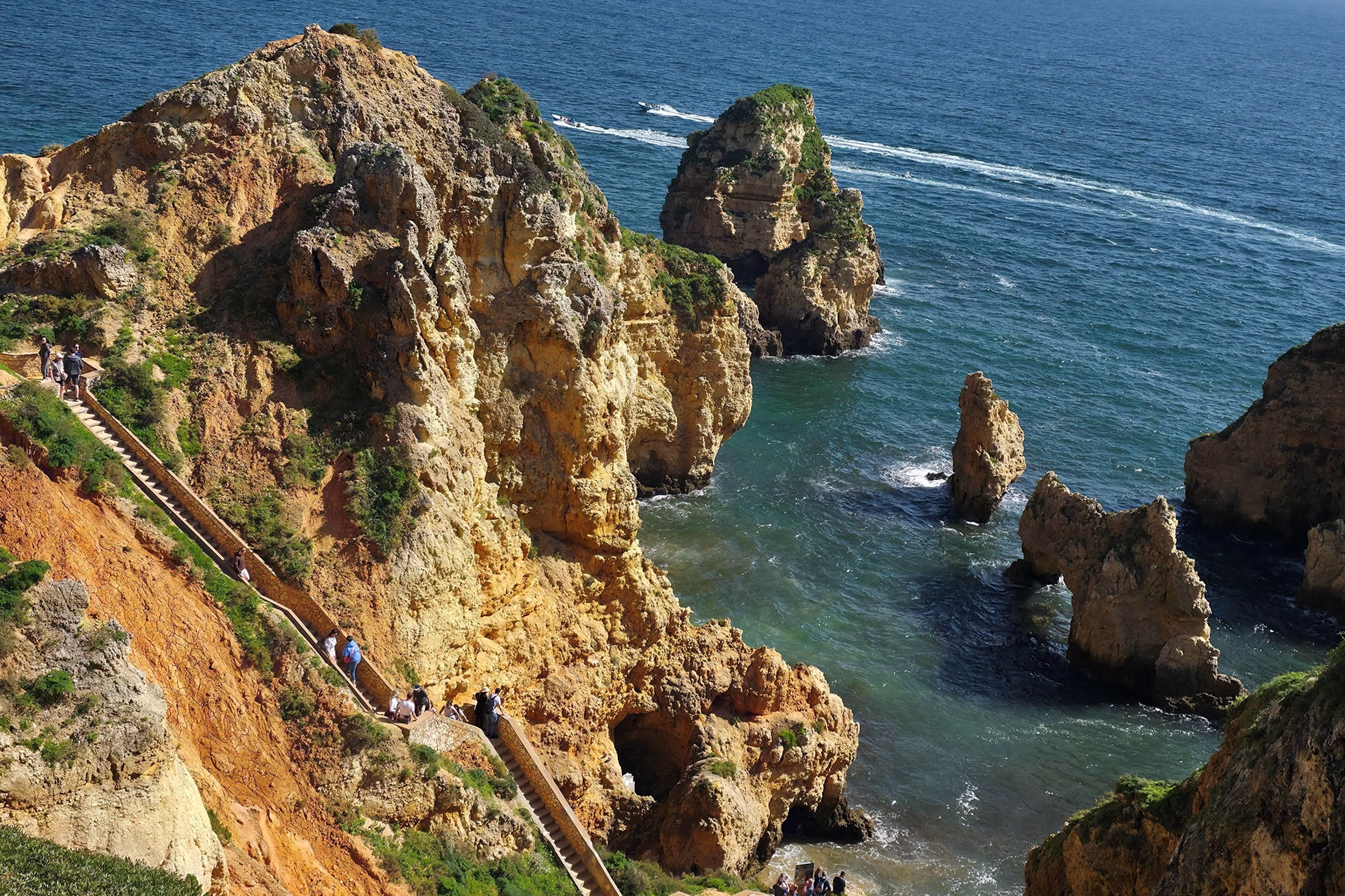 Wild Algarve coastline near Sagres, stop on the Sagres and Lagos Tour